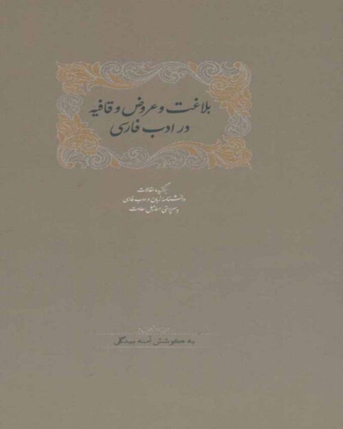 بلاغت و عروض و قافیه در ادب فارسی(دو جلدی)